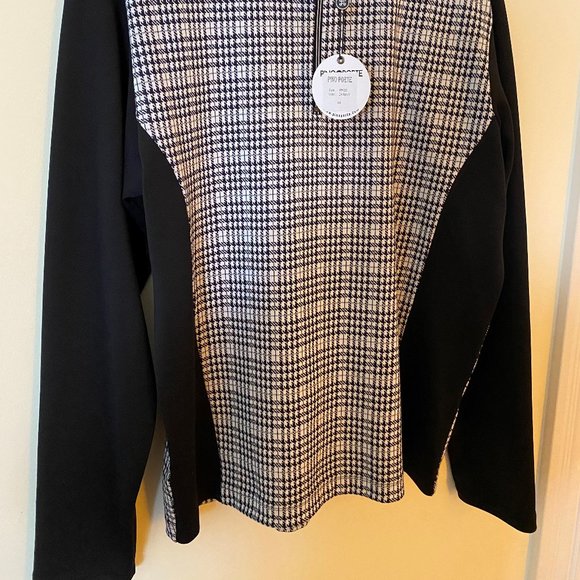 ALTON Glen Plaid Qtr Zip Performance Pullover - Picture 5 of 7